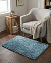 Eternal Plush Oasis Collection Area Rug -  Tranquility (Aegean Blue) Rectangle Aegean Blue  lifestyle 32