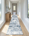 Luminara Sands Collection Area Rug - Elysium (Vintage Blue) Runner Vintage Blue  lifestyle 76