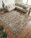 Gobi Sands Collection Area Rug -  Badain Square Cream  lifestyle 55