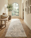 Aegean Elegance Collection Area Rug -  Paros Runner Gray  lifestyle 72