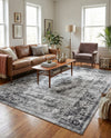 Copenhagen Comfort Collection Area Rug -  Roskilde Rectangle Gray  lifestyle 32