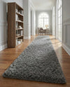 Eternal Plush Oasis Collection Area Rug -  Tranquility (Smoke) Runner Smoke  lifestyle 76