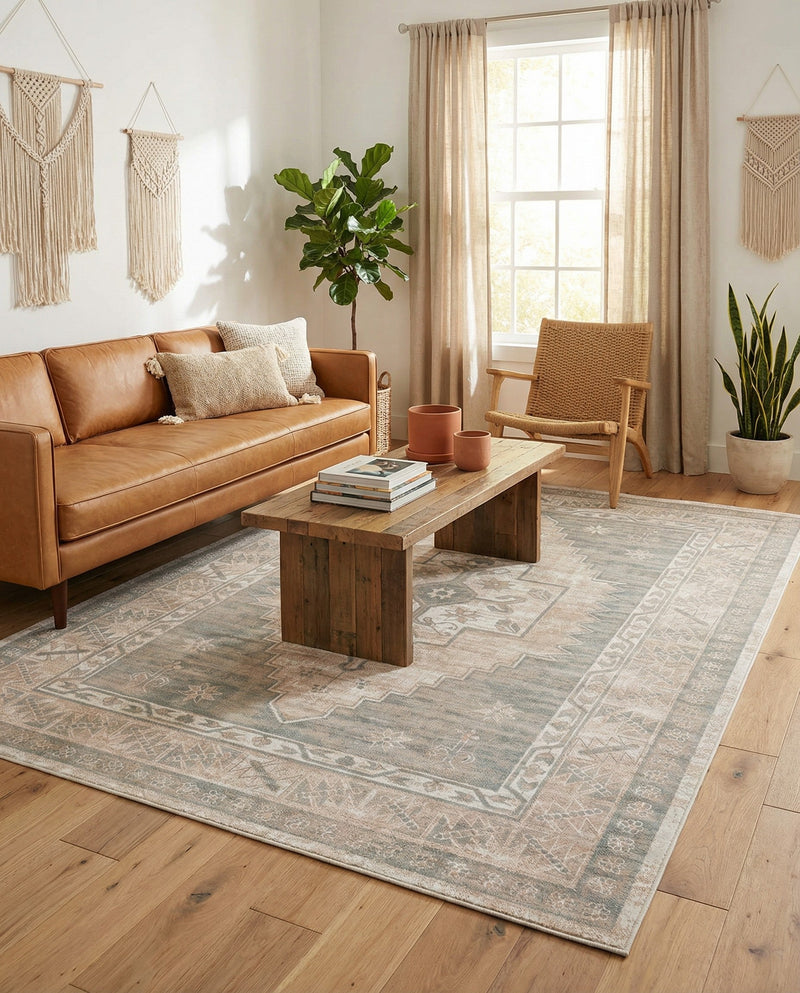 Savannah Series Collection Area Rug -  Augusta (Mink) Rectangle Mink  lifestyle 24