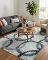 Santa Fe Trails Collection Area Rug -  Taos Rectangle Ivory  lifestyle 15