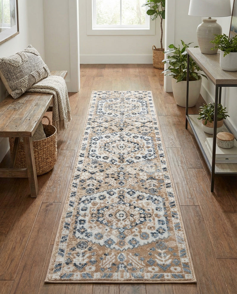 Cambridge Classics Collection Area Rug -  Pembroke (Beige) Runner Beige  lifestyle 72