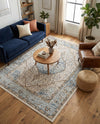 Mykonos Manor Collection Area Rug - Delos Rectangle Blue  lifestyle 42