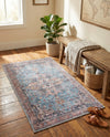 Zahara Oasis Collection Area Rug -  Casablanca Rectangle Blue  lifestyle 9