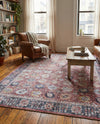 Heritage Elegance Collection Area Rug -  Gatchina Rectangle Vintage Red  lifestyle 24
