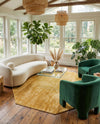 Bloomsbury Elegance Collection Area Rug -  Kensington (Yellow) Octagon Yellow  lifestyle 58
