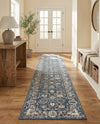 Cascade Range Collection Area Rug -  Shasta (Blue) Runner Blue  lifestyle 70