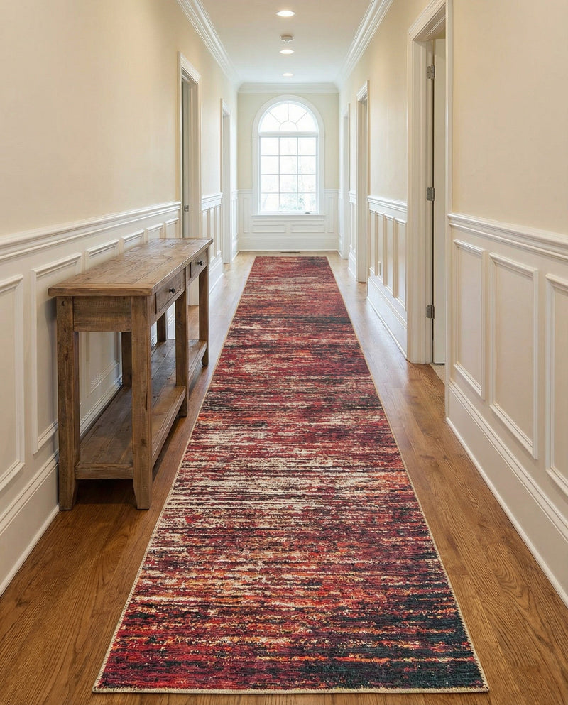 Sahara Essence Collection Area Rug - Oasis (Rust Red) Runner Rust Red  lifestyle 35