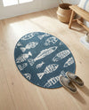 Seaside Haven Rugs Collection Area Rug -  Oceanview Oval Blue  lifestyle 25