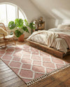 Sahara Chic Collection Area Rug -  Tuareg Rectangle Pink  lifestyle 44