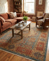 Ottoman Elegance Collection Area Rug -  Ephesus Rectangle Light Blue  lifestyle 19