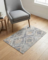 Aegean Elegance Collection Area Rug -  Rhodes Rectangle Gray Cream  lifestyle 29