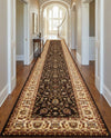 Jaipur Elegance Collection Area Rug -  Nahargarh (Brown) Runner Brown  lifestyle 54