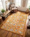 Adriana Terrace Collection Area Rug -  Positano (Orange) Rectangle Orange  lifestyle 16