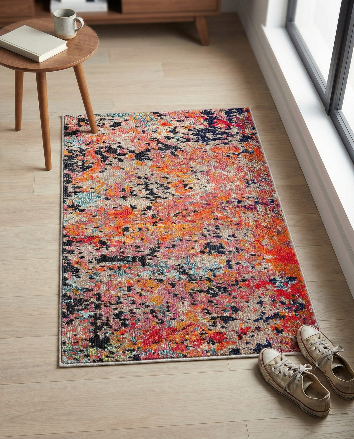 Colorburst Oasis Collection Area Rug -  Prism Rectangle Multi  lifestyle 24