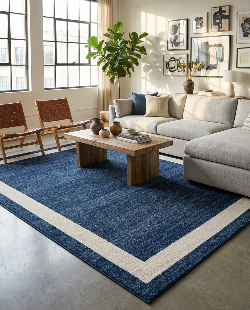 Studio Haven Collection Area Rug -  Alcove (Navy Blue) Rectangle Navy Blue  lifestyle 19