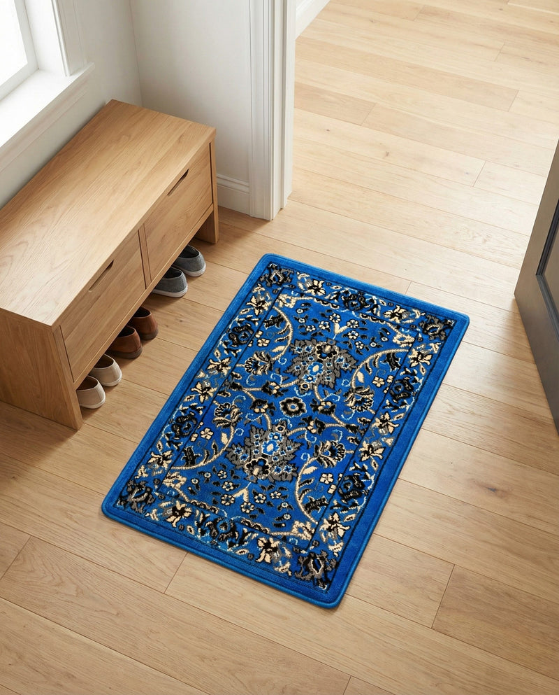 Isfahan Elegance Collection Area Rug - Naghsh-e Jahan (Dark Blue) Rectangle Dark Blue  lifestyle 32