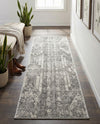 Cascade Range Collection Area Rug - Hood (Gray) Runner Gray  lifestyle 79
