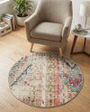 Sedona Vista Collection Area Rug -  Cholla Round Multi  lifestyle 44
