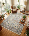 Persian Elegance Collection Area Rug -  Kerman (Ivory) Rectangle Ivory  lifestyle 8