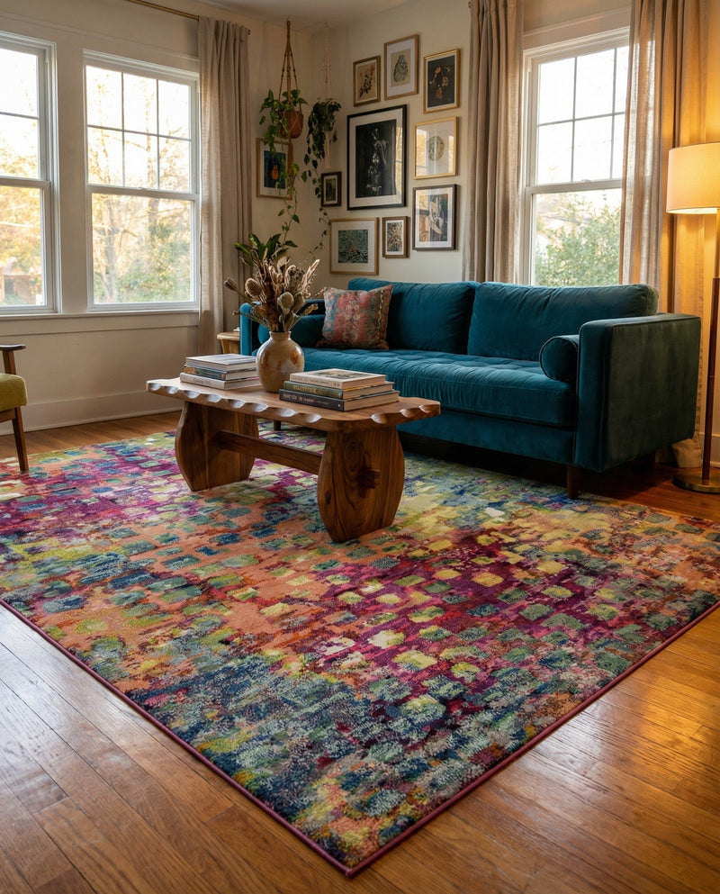 Sevilla Splendor Collection Area Rug - Alcazar Rectangle Multi  lifestyle 14