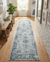 Riviera Elegance Collection Area Rug - Antibes (Light Blue) Runner Light Blue  lifestyle 84