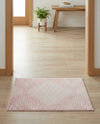 Seychelles Stripes Collection Area Rug - Mahe (Pink) Rectangle Pink  lifestyle 19