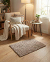 Eternal Plush Oasis Collection Area Rug -  Tranquility (Khaki) Rectangle Khaki  lifestyle 33