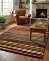 Bistro Lounge Collection Area Rug -  Americano Rectangle Beige  lifestyle 23