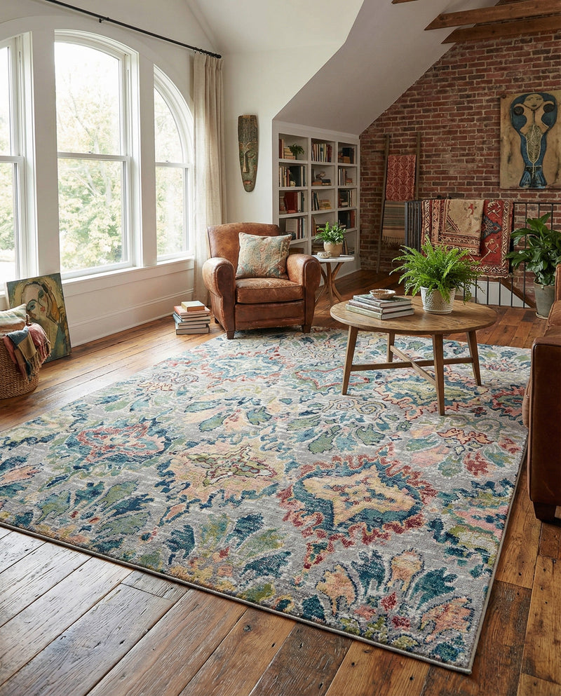 Savannah Elegance Collection Area Rug -  Forsyth Rectangle Multi  lifestyle 29