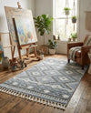 Sahara Chic Collection Area Rug -  Fez Rectangle Gray  lifestyle 26