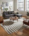 Soho Elegance Collection Area Rug -  Hudson (Dark Gray) Rectangle Dark Gray  lifestyle 9