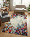 Chromatic Oasis Collection Area Rug -  Blush Rectangle Multi  lifestyle 25