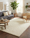 Plush Oasis Collection Area Rug - Serenity (Pure Ivory) Rectangle Pure Ivory  lifestyle 21