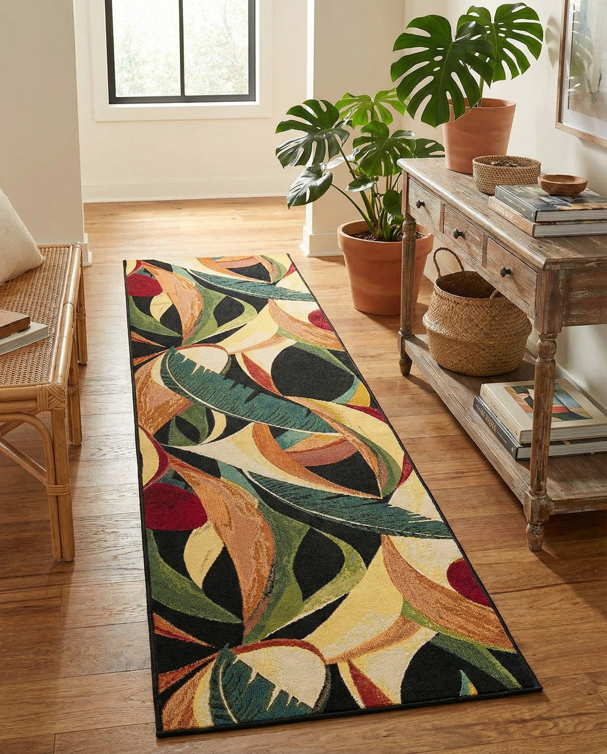 Seaside Blooms Collection Area Rug -  Tivoli Runner Multi  lifestyle 106