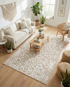 Andes Summit Collection Area Rug -  Chimborazo Rectangle Snow White  lifestyle 11