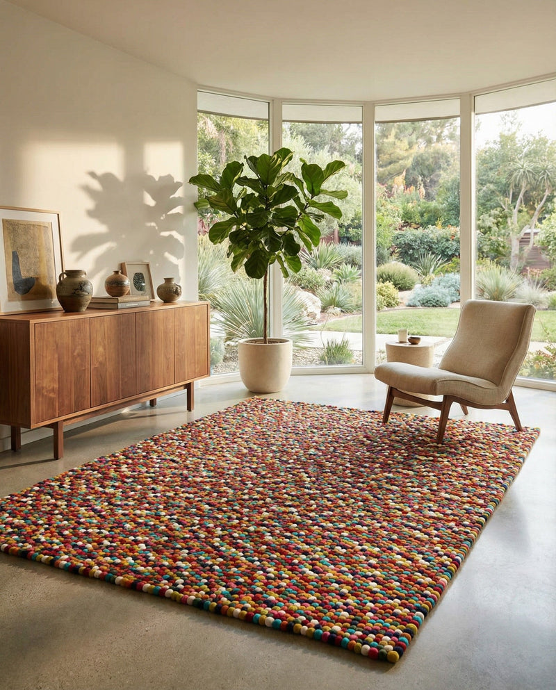 Woolen Sphere Collection Area Rug - Orbsburg (Multi) Rectangle Multi  lifestyle 11