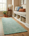 Berkshire Estate Collection Area Rug - Windsor (Green) Runner Green  lifestyle 57
