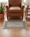 Horizon Collection Area Rug -  Apex (Light Gray) Rectangle Light Gray  lifestyle 17