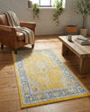 Caribbean Breeze Collection Area Rug -  Andros Rectangle Yellow  lifestyle 27