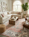 Adriana Terrace Collection Area Rug -  Positano (Rose) Rectangle Rose  lifestyle 15