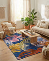 Meadow Breeze Collection Area Rug -  Clover Rectangle Multi  lifestyle 36