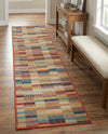 Coastal Terrace Collection Area Rug -  Harbor Runner Multi  lifestyle 77