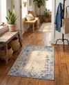 Aegean Elegance Collection Area Rug -  Milos Rectangle Gray Blue  lifestyle 9
