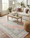 Beverly Grove Collection Area Rug -  Fairfax (Rose) Rectangle Rose  lifestyle 26