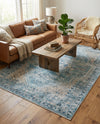 Coastal Haven Collection Area Rug -  Marina Rectangle Blue  lifestyle 32