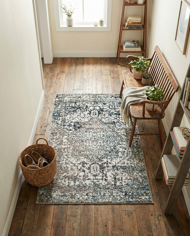 Georgetown Rugs Collection Area Rug - Dupont (Gray) Rectangle Gray  lifestyle 23